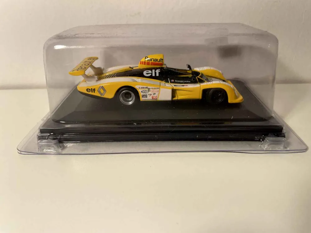 Renault Alpine 443 Test giallo, bianco e nero del 1978