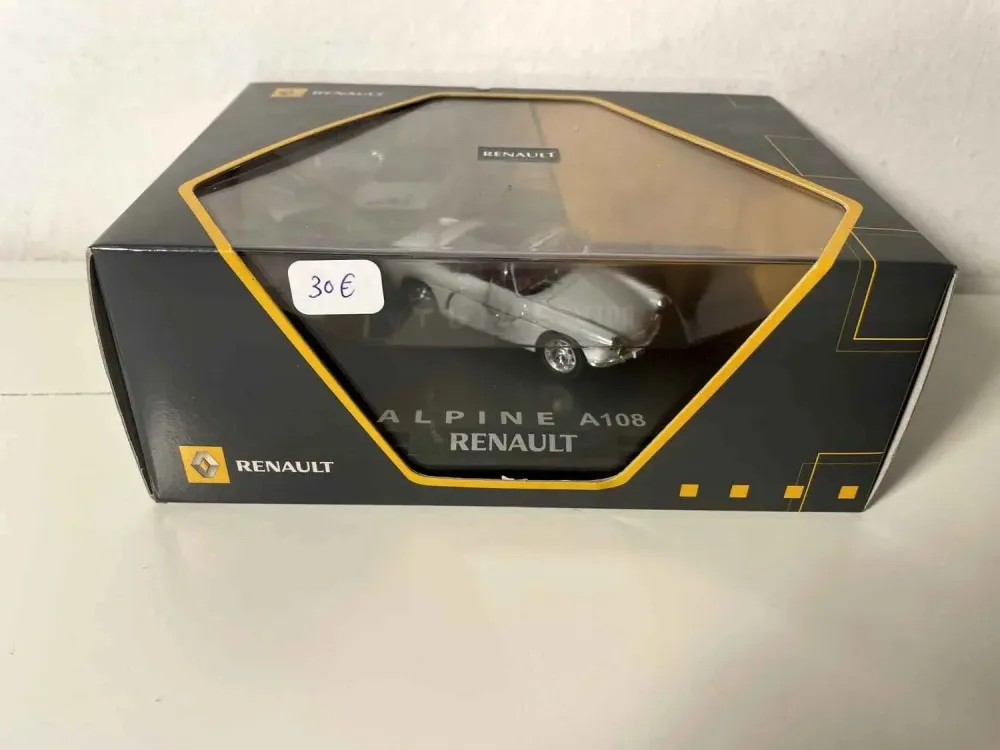 Renault Alpine A108 decappottabile bianca (scatola)