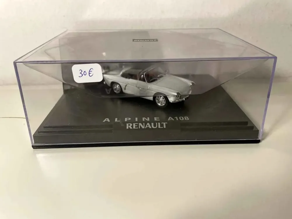 Renault Alpine A108 decappottabile bianca (scatola)