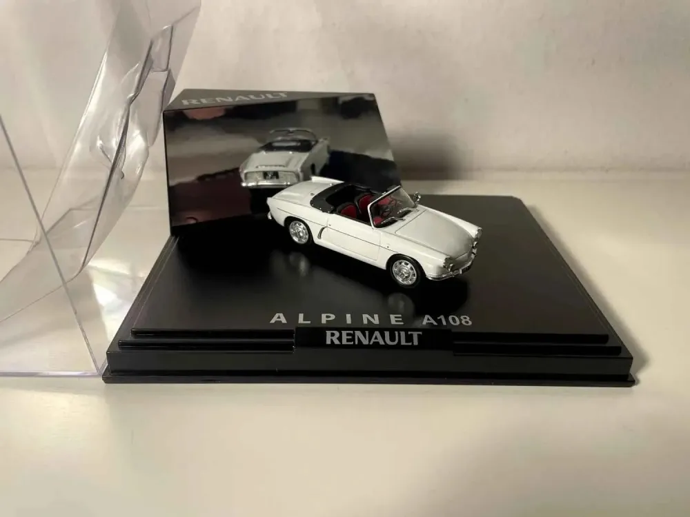 Renault Alpine A108 decappottabile bianca (scatola)