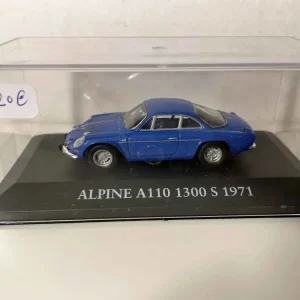 Renault Alpine A110 1300S blu del 1971 (collezione My Legendary Cars) SENZA scatola di cartone