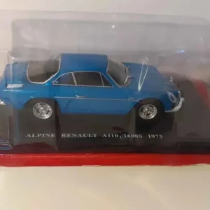 Renault Alpine A110 1600S blu del 1973 (scala 1/24)