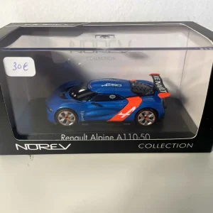 Renault Alpine A110-50 blu e arancione del 2012 (Norev)