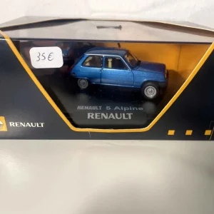Renault 5 Alpine blu (cofanetto rettangolare)