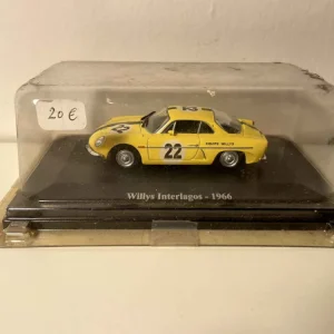 Renault Alpine Willys Interlagos gialla del 1966 numero 22