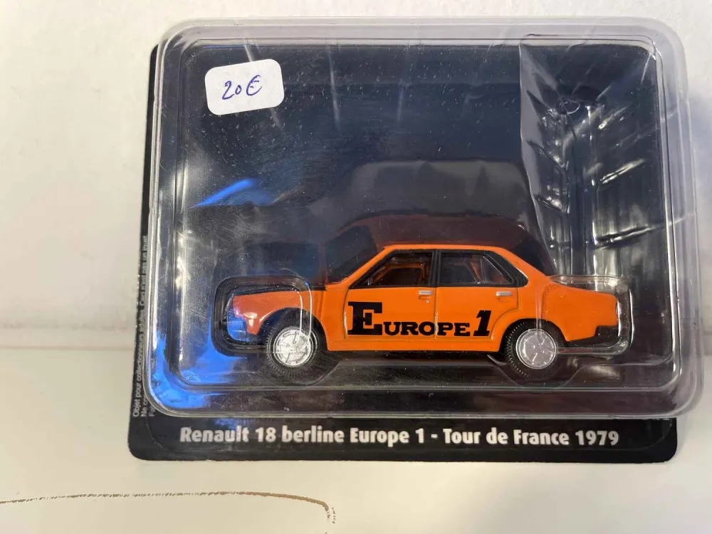 Renault 18 arancione "Europa 1" Tour de France 1979
