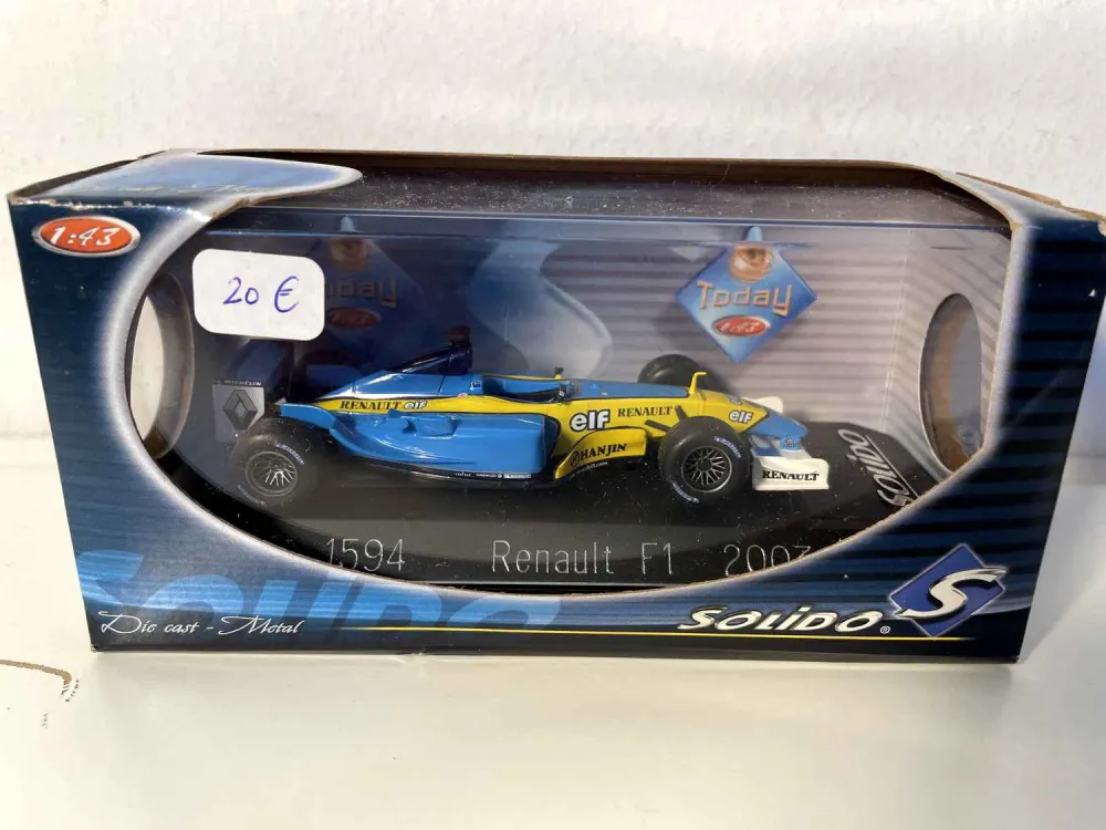 Renault F1 blu e giallo del 2003 (Formula 1) - Riferimento Solido 1594