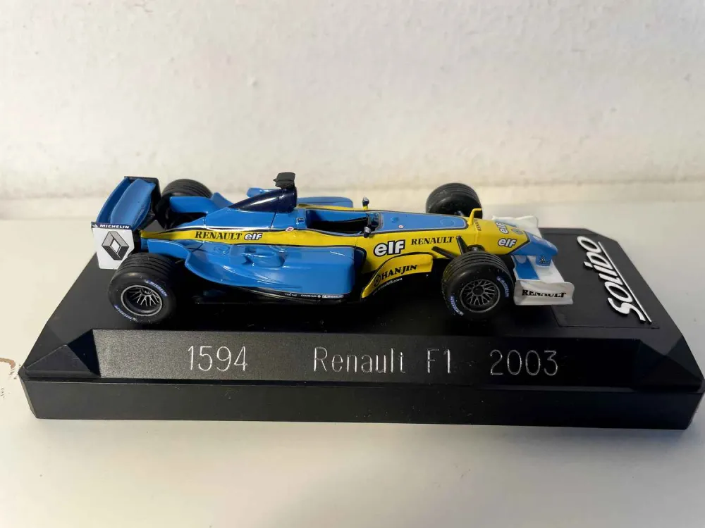 Renault F1 blu e giallo del 2003 (Formula 1) - Riferimento Solido 1594