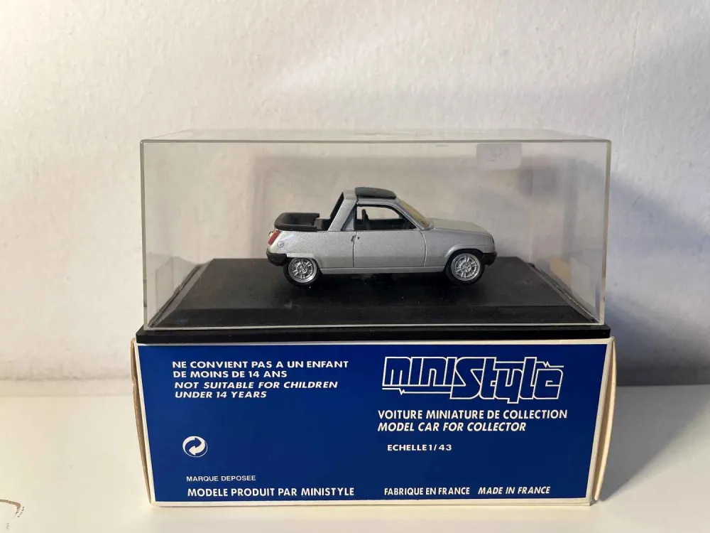 Renault 5 Cabriolet grigia (collezione Ministyle)