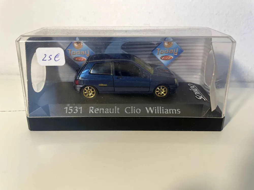 Renault Clio Williams blu (riferimento Solido 1531)
