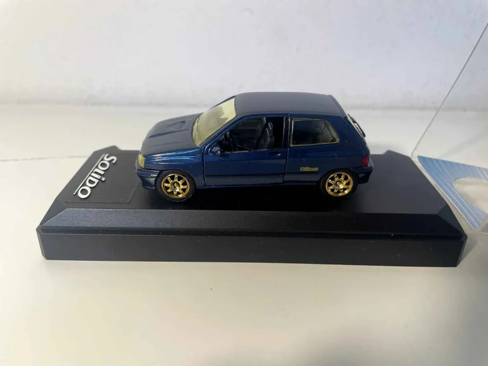 Renault Clio Williams blu (riferimento Solido 1531)