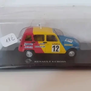 Renault 4 cross rosso giallo blu