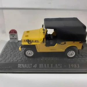 Renault 4 Dallas gialla del 1983
