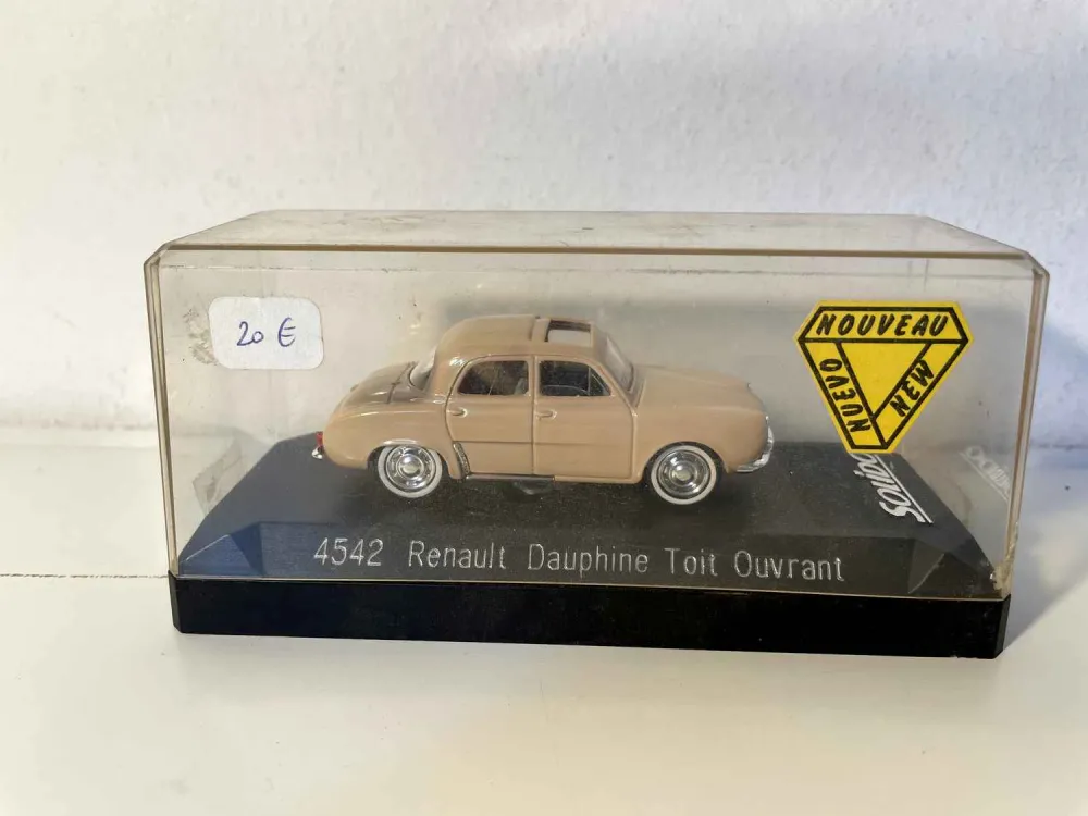 Renault Dauphine tetto apribile marrone Solido riferimento 4542