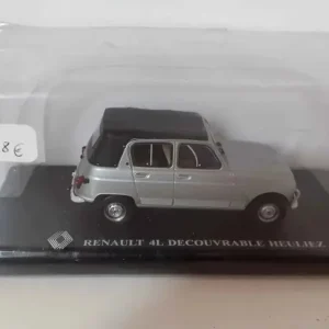 Renault 4L decappottabile Heuliez grigio con tetto nero