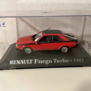 Renault Fuego Turbo del 1983 rosso con tetto nero