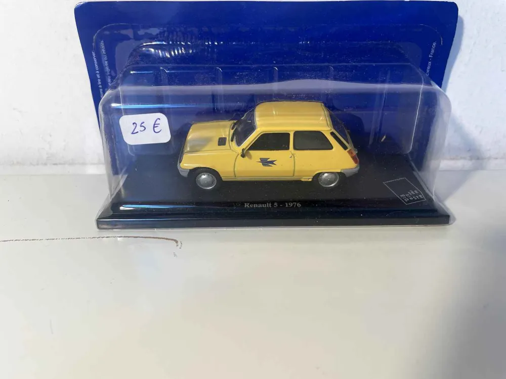Renault 5 gialla del 1976 La Poste - PTT