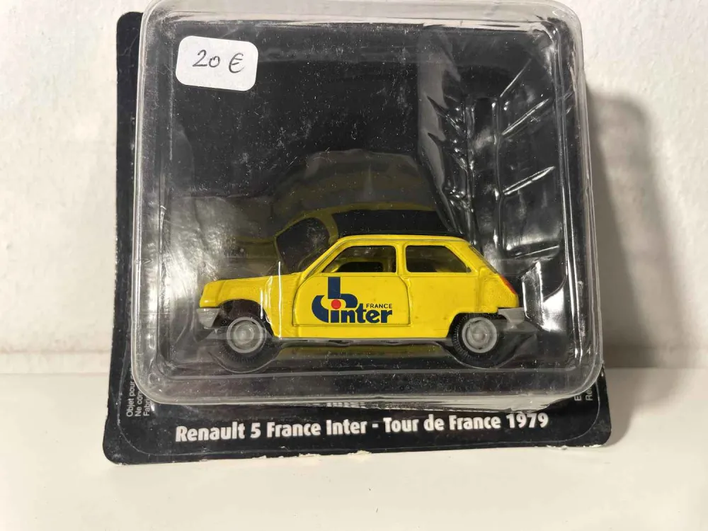 Renault 5 gialla "France Inter" Tour de France 1979