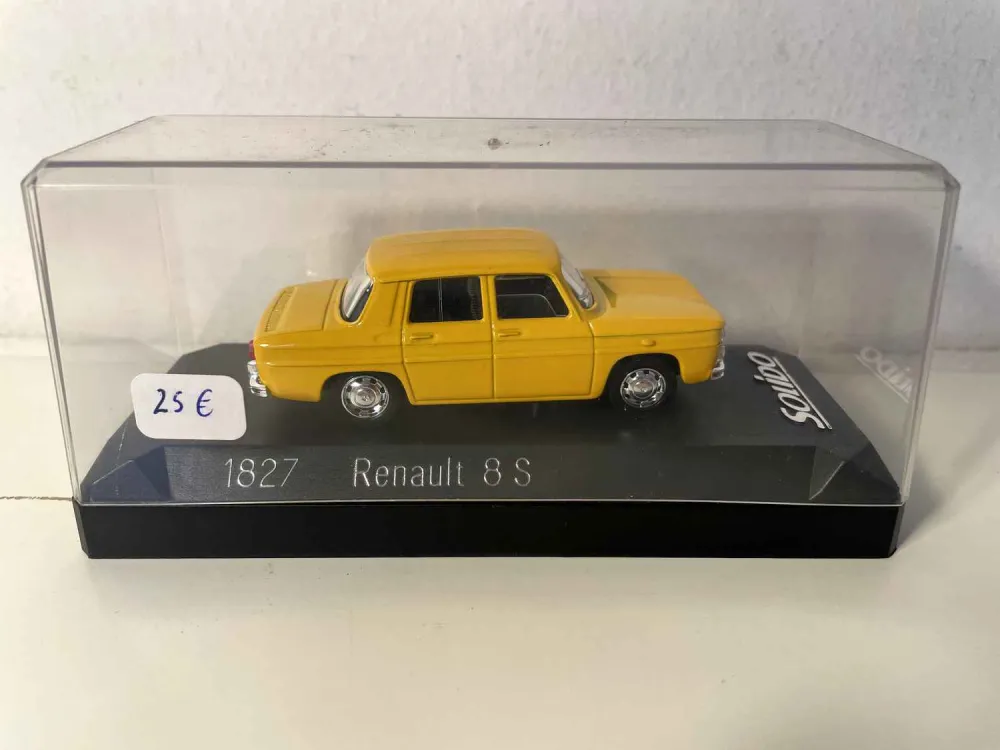 Renault 8S gialla (riferimento Solido 1827)