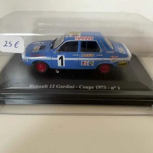 Renault 12 Gordini blu numero 1 - Coupé 1973