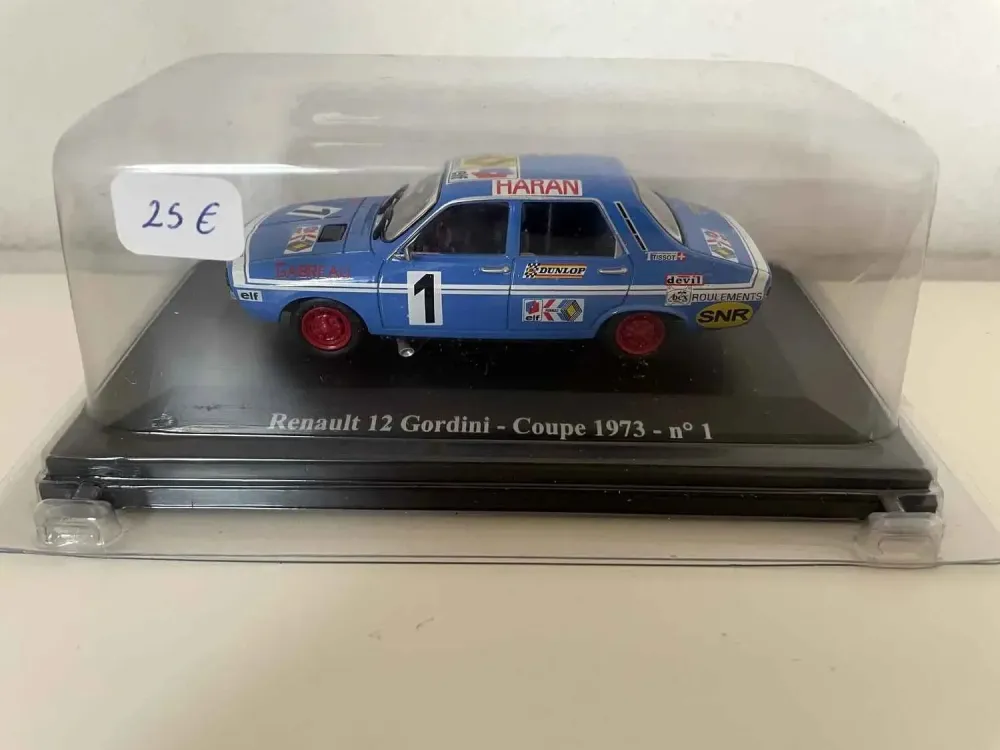 Renault 12 Gordini blu numero 1 - Coupé 1973