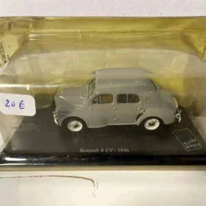 Renault 4 CV grigia del 1946, La Poste - PTT