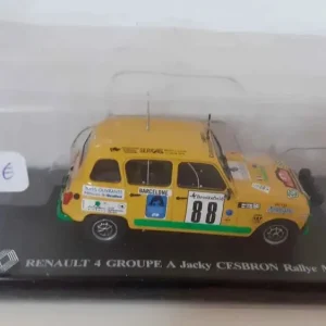 Renault 4 Gruppo Jacky Cesbron Rally di Monte Carlo giallo