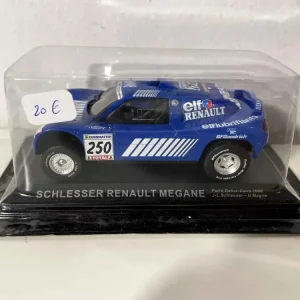 Renault Mégane Schlesser blu (rally Parigi - Dakar - Cairo del 2000) blister
