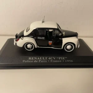 Renault 4 CV "Pie" bianca e nera, POLIZIA di Parigi, 1956