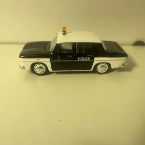 Renault 8 POLIZIA bianca e nera