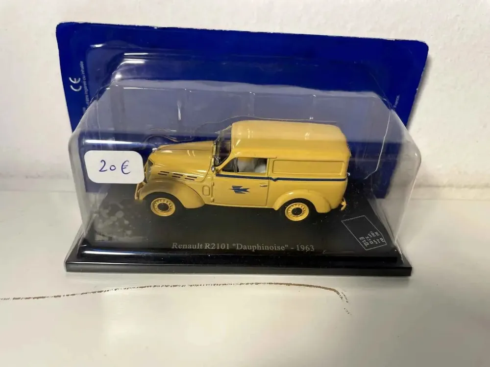 Renault R2101 Dauphinoise gialla del 1963 La Poste - PTT