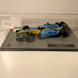 Renault R24 blu e gialla numero 7 del 2004 (Formula 1)
