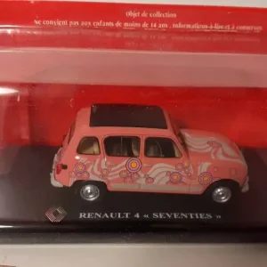 Renault 4 rosa anni Settanta