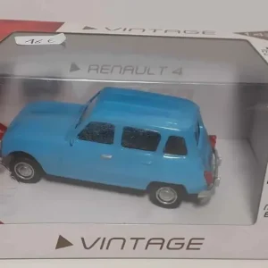 Renault 4L scatola vintage azzurra