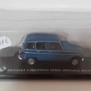 Renault 4 shopping serie speciale blu belga