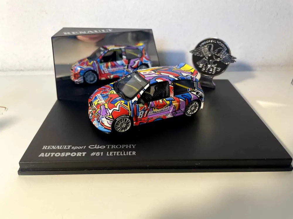 Renault Sport Clio Trophy AUTOSPORT numero 81 (Letellier) (cofanetto rettangolare)