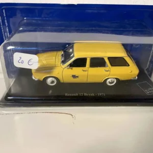 Renault 12 station wagon gialla del 1971, La Poste - PTT