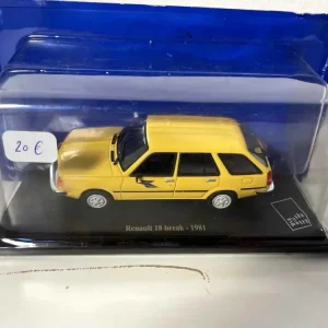 Renault 18 station wagon gialla del 1981, La Poste - PTT