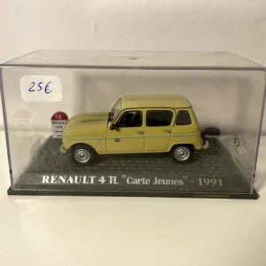 Renault 4 TL tessera giovani beige del 1991