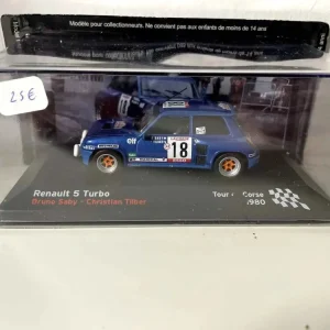 Renault 5 Turbo blu numero 18 - Tour de Corse 1980