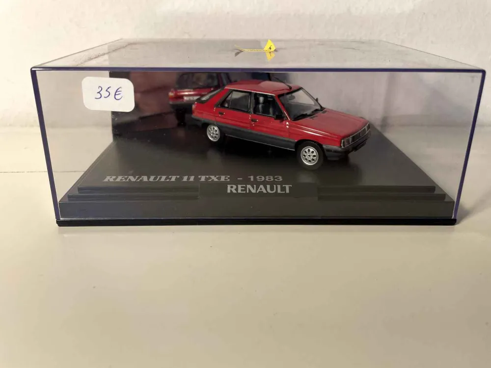 Renault 11 TXE rossa del 1983 (cofanetto rettangolare)