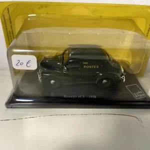 Renault 4 CV verde scuro del 1950, La Poste - PTT
