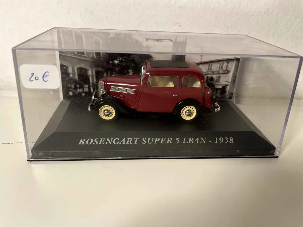 Rosengart Super 5 LR4N Rosso scuro/Borgogna del 1938