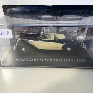 Rosengart Super Traction nera e crema del 1939