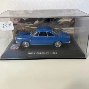 SIMCA 1000 coupé blu del 1964