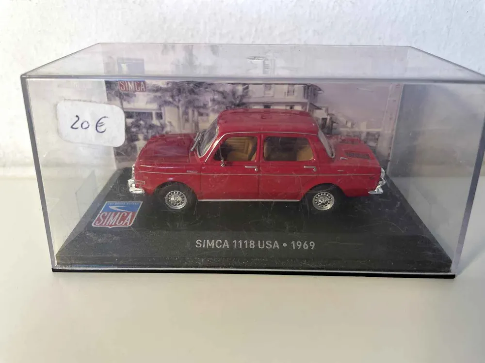 SIMCA 1118 USA rossa del 1969