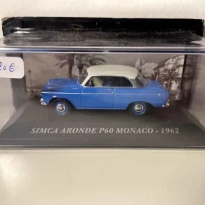Simca Aronde P60 Monaco del 1962 blu con tetto color crema