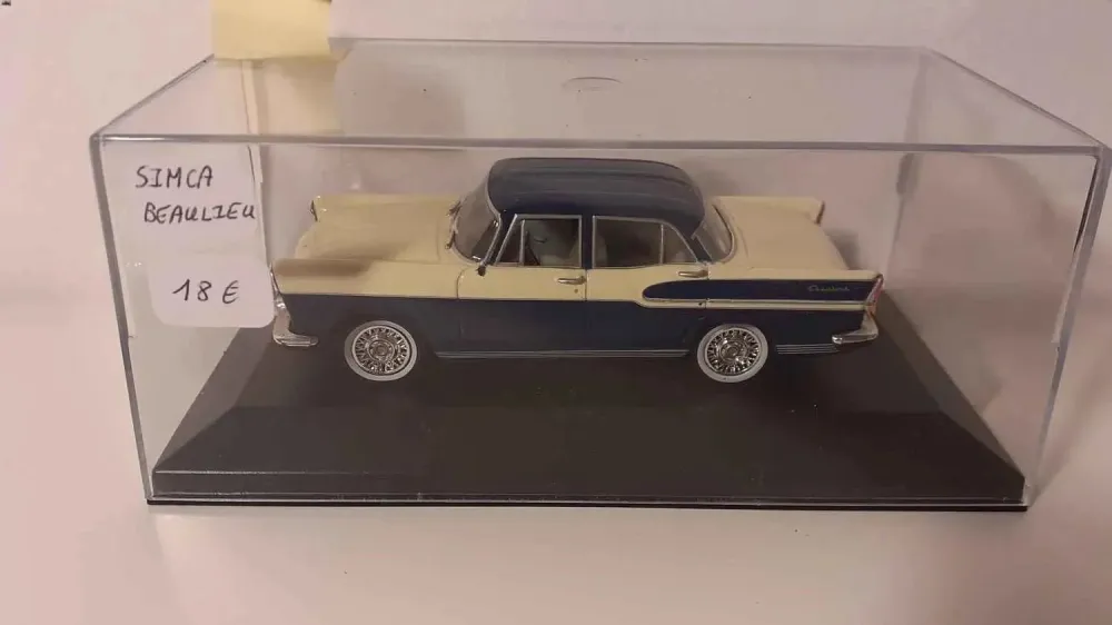 Simca Beaulieu beige e blu