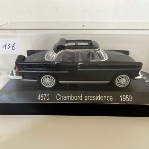 Simca Chambord Présidence nera del 1958 (riferimento Solido 4570)