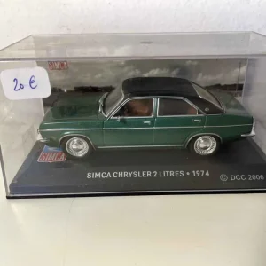 Simca Chrysler 2 litri del 1974, verde con tetto nero